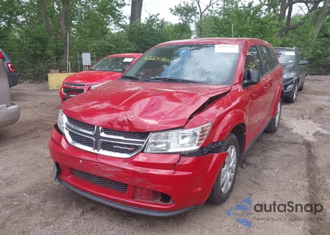 2015 Dodge Journey American Value Pkg из США, поврежденный, VIN 3C4PDCAB0FT614398